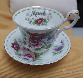 Set tazze da Thè Royal Albert serie "mesi"