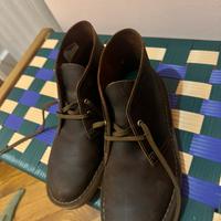 Clarks Marroni di pelle