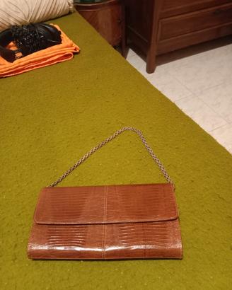 BORSETTA/POCHETTE VERO COCCODRILLO ANNI 80