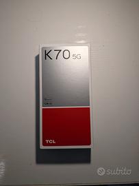 TCL K70 5G 128GB 12GB RAM Nero Nuovo Sigillato