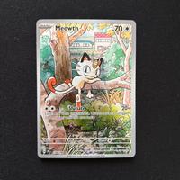 Carta pokemon “Meowth” fiamme spettrali