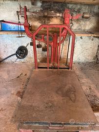 Bilancia in ferro d’epoca rustico