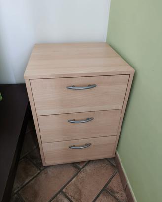 Comodino legno chiaro
