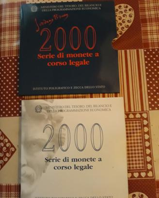Serie monete della Lira, 2000