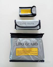 Set Lipo Safe Bag Custodia Di Sicurezza Batterie