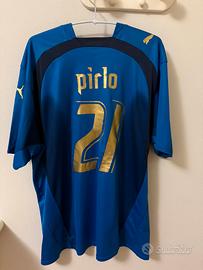 Maglia Italia Home 2007 Vintage Pirlo #21 Puma