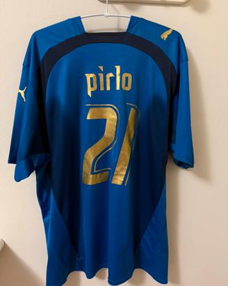 Maglia Italia Home 2007 Vintage Pirlo #21 Puma