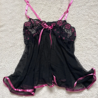 intage cute fairy ruffled top transparent 2000