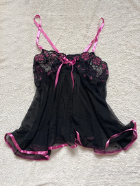 intage cute fairy ruffled top transparent 2000