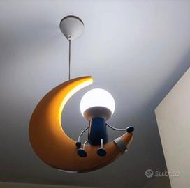 Lampadario Omino sulla luna 