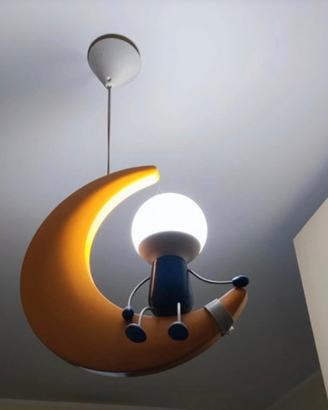 Lampadario Omino sulla luna 