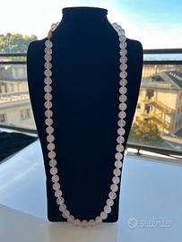 Collana quarzo rosa
