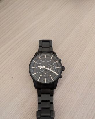 Orologio POLICE Uomo Total Black Multifunzione Acc