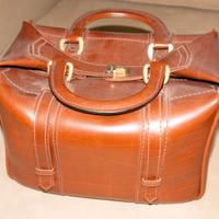 Bauletto in vera pelle anni 60