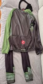 UGLY FROG Manica Lunga Tuta Ciclismo NUOVA