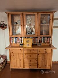 Mobile credenza in pino per sala hobby