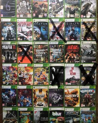 Tantissimi GIOCHI XBOX 360
