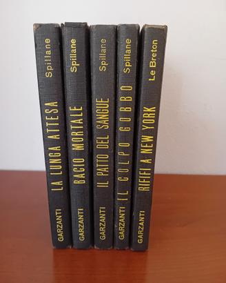 Lotto 5 Libri Gialli Vintage Garzanti Anno 1963