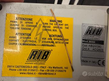 Centralina RIB ABQM090 MINI 230v 1 motore - Nuova