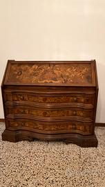 Como’ e cassettiera con intarsi + rete