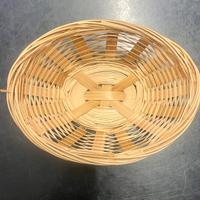 Cestino paglia ovale