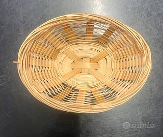 Cestino paglia ovale