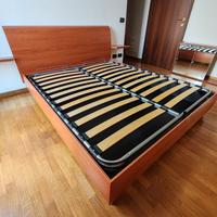 Letto Contenitore mogano