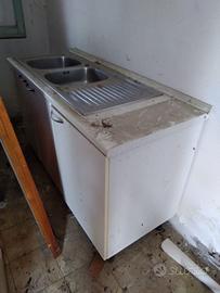 Cucinotto stufa a gas + lavello + cassettiera