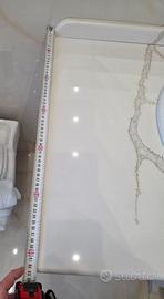 Top in quarzo per lavabo