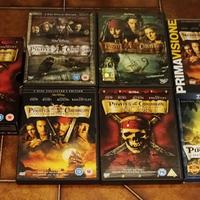 Lotto Film Saga Pirati dei Caraibi Jack Sparrow