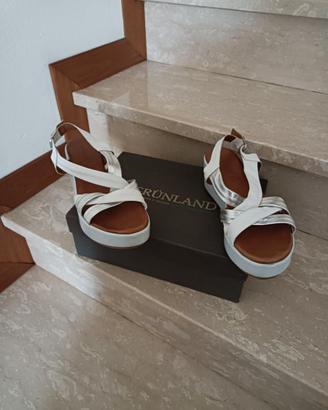 Sandali colore bianco e argento nr. 40