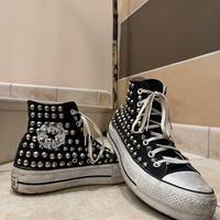 Converse platform con borchie tg.40