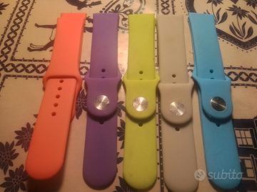 5 CINTURINI IN SILICONE NUOVI ANSA 22MM