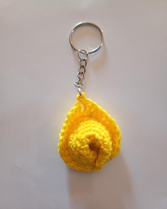 Portachiavi cappelletto tortellino uncinetto 