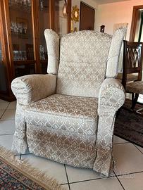 poltrona relax stile classico 