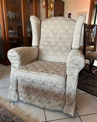 poltrona relax stile classico 