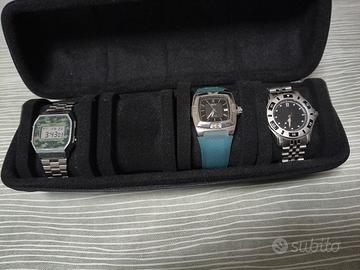 3 orologi  al quarzo Casio/Sector 
