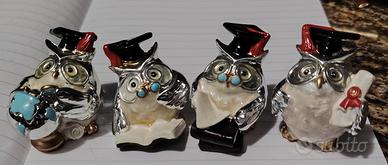 Set 4 gufi laurea 