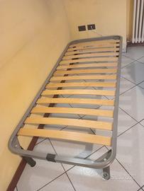 rete a doghe con materasso 