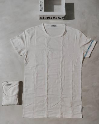 T-shirt Bikkembergs. 2 T-shirt colore bianco Tg.S