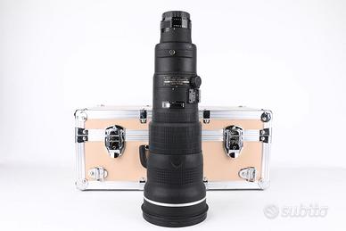 Nikon 500mm f4 AFS D ED USATO GARANTITO PER DUE AN