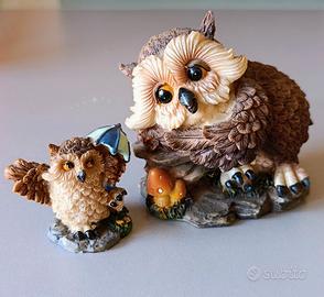 Coppia gufetti portafortuna 