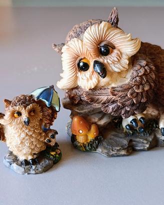 Coppia gufetti portafortuna 