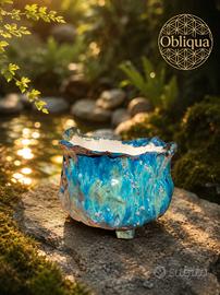 Vaso in ceramica fatto a mano 