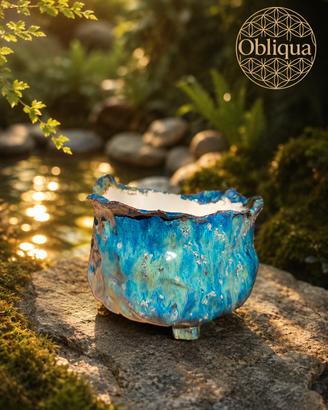 Vaso in ceramica fatto a mano 