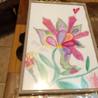 Fiore geometrico variopinto