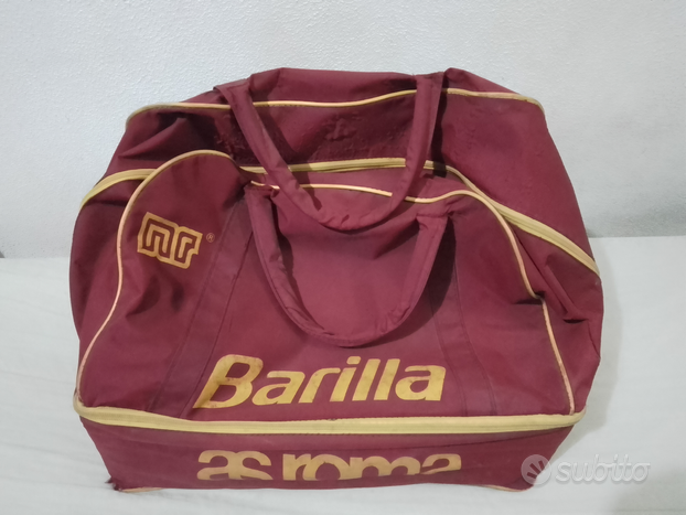Borsone sportivo As Roma Ennerre Barilla 1990-91, usato usato  Catania