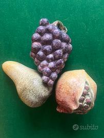 Set 3 frutti ceramica