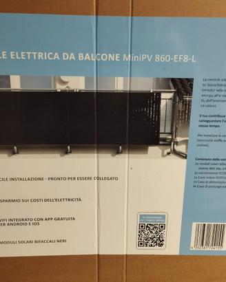 Kit fotovoltaico da balcone