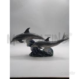 STATUINA COPPIA DELFINI LLADRO